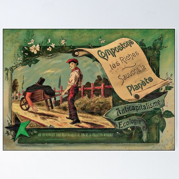 Item preview, Compost the Rich - Ecology & Anticapitalism - Fr designed and sold by Loki Propagandart.