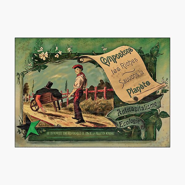 Item preview, Compost the Rich - Ecology & Anticapitalism - Fr designed and sold by Loki Propagandart.