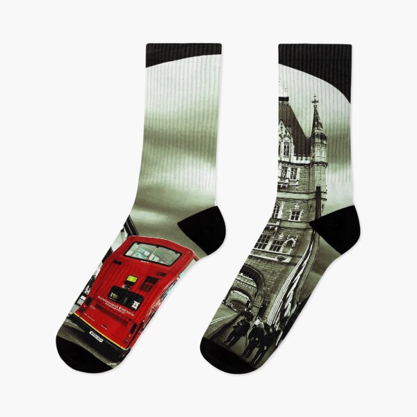 Item preview, Tower Bridge Red Bus London England designed and sold by AndyEvansPhotos.