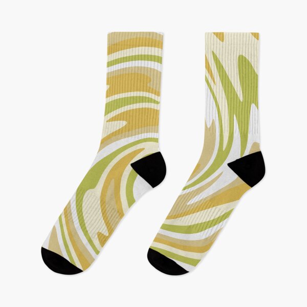 Item preview, LemonYellow Abstract Retro 70s Spiral Pastel designed and sold by trajeado14.