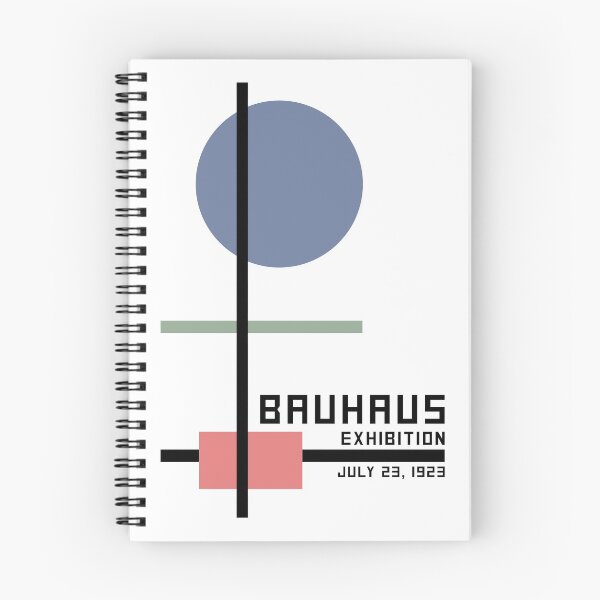 Item preview, Bauhaus inspired Exhibition Print, Bauhaus Wall Art blue green, Bauhaus Exhibition Wall Decor designed and sold by re-make-.