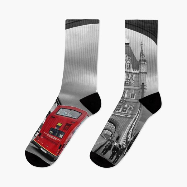 Item preview, Tower Bridge Red Bus London England designed and sold by AndyEvansPhotos.