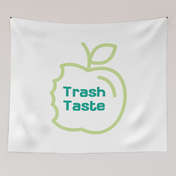 Item preview, TRASH TASTE - an Apple (yellow green) designed and sold by dkdk-kdk.