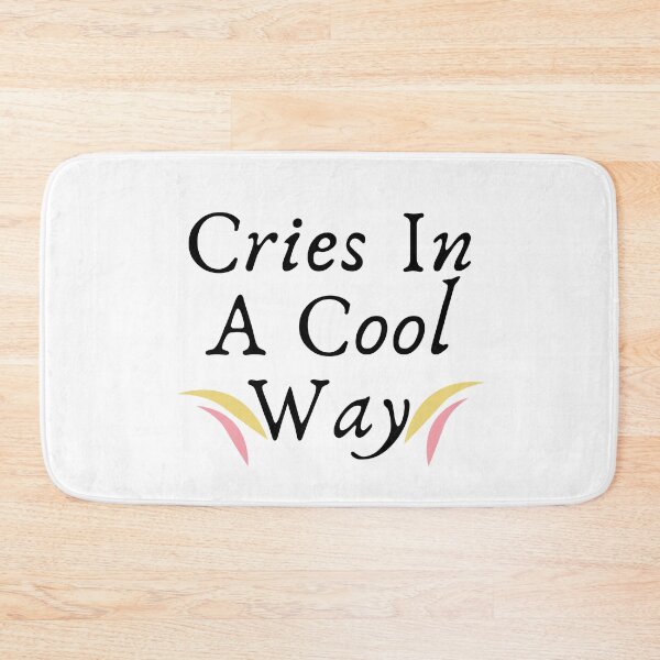Item preview, Cries In A Cool Way funny stickers designed and sold by InnovantDesigns.