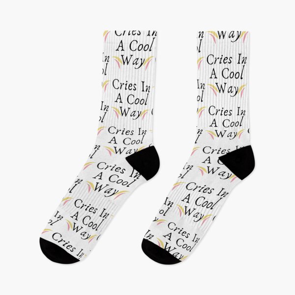 Item preview, Cries In A Cool Way funny stickers designed and sold by InnovantDesigns.