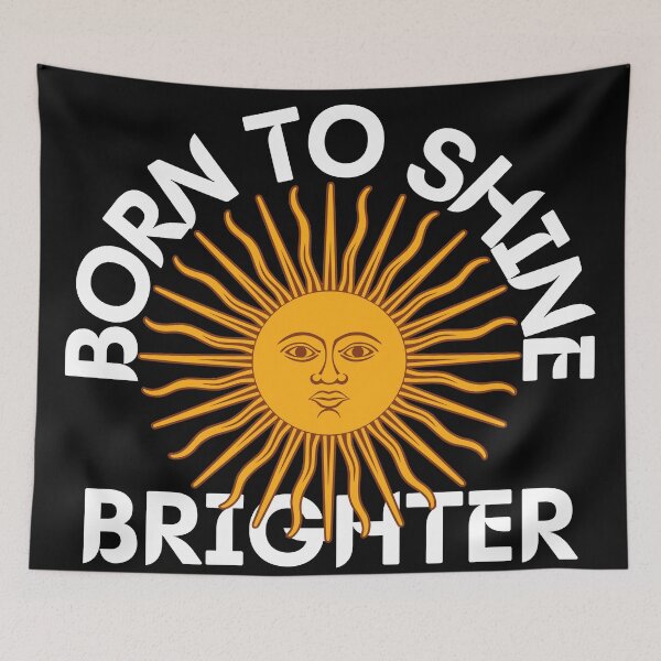 Item preview, born to shine brighter designed and sold by InsaneCorner.