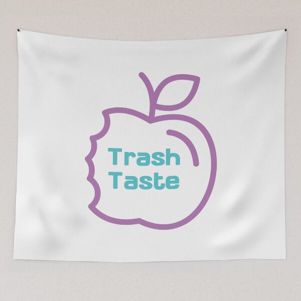 Item preview, TRASH TASTE - an Apple (violet) designed and sold by dkdk-kdk.