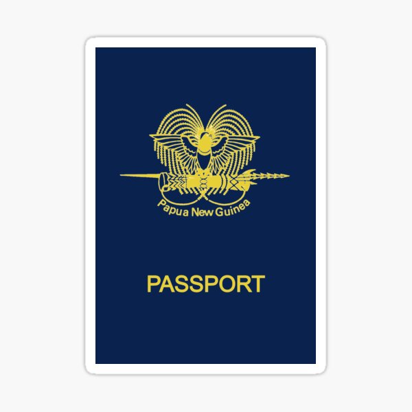 Papua New Guinea Passport Sticker For Sale By Hakvs Redbubble 8550