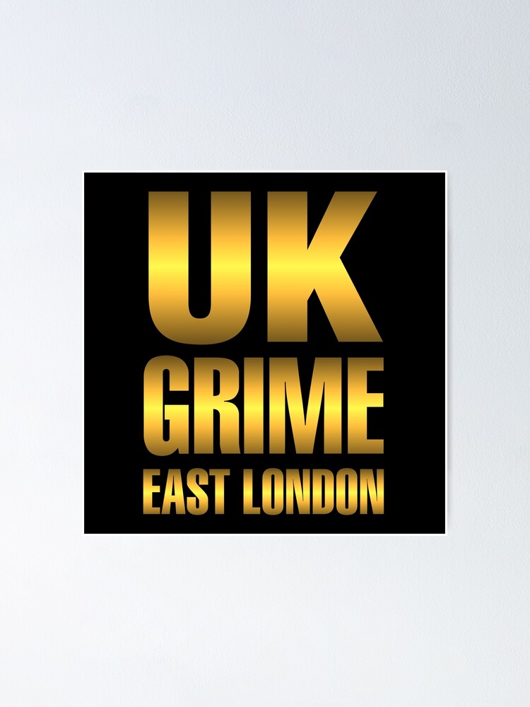 "Golden UK grime" Poster by shviala Redbubble