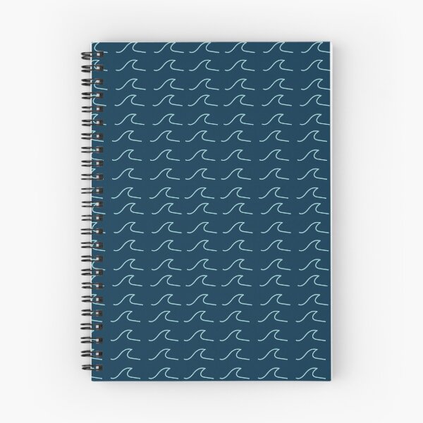 Item preview, Dark blue wave pattern designed and sold by Artifaction.