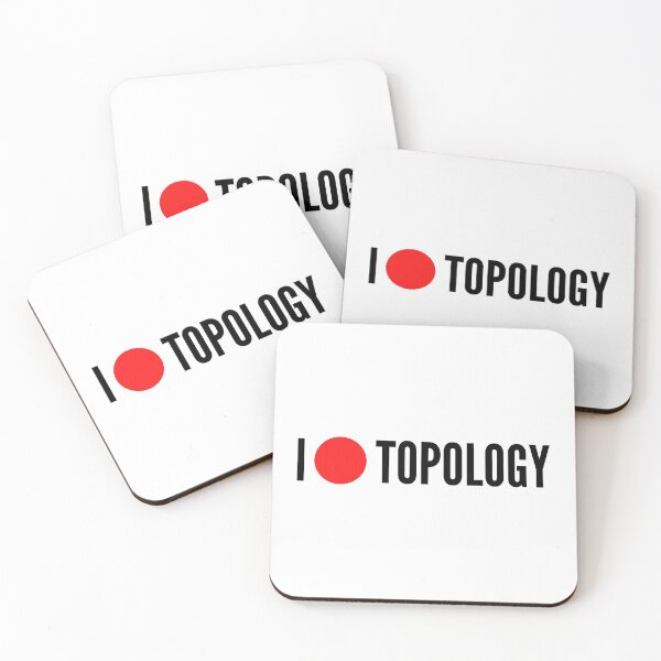 Item preview, I love topology math geek joke - white oneline designed and sold by ArtsySue.