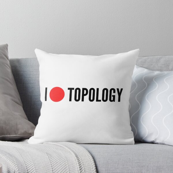 Item preview, I love topology math geek joke - white oneline designed and sold by ArtsySue.