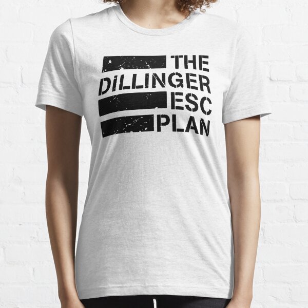 The Dillinger Escape Plan TDEP Esc Short tee V Neck Cotton Summer T-Shirt for Work Sports Camiseta para Mujer 