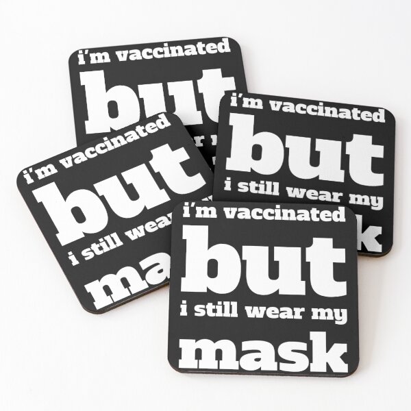 Item preview, I'm Vaccinated But I Still Wear My Mask designed and sold by AYOUCHKA.
