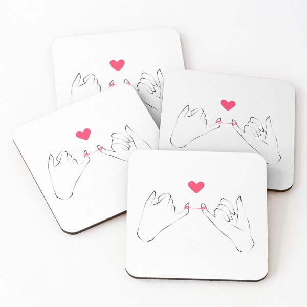 Item preview, Pinky promise lineart, pinky swear line art designed and sold by Bianca Brownish.