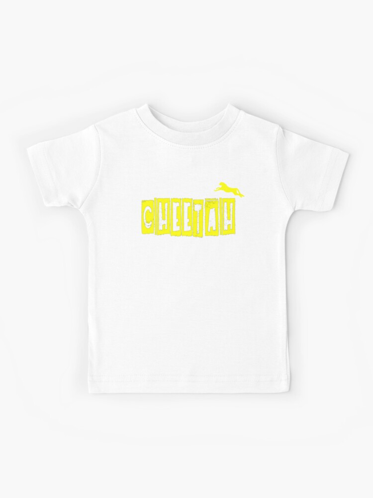 Cheetah Brand Name Logo Kids T-Shirt for Sale by willybadu