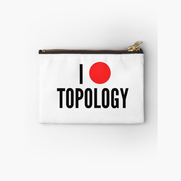 Item preview, I love topology math geek joke - white twoline designed and sold by ArtsySue.