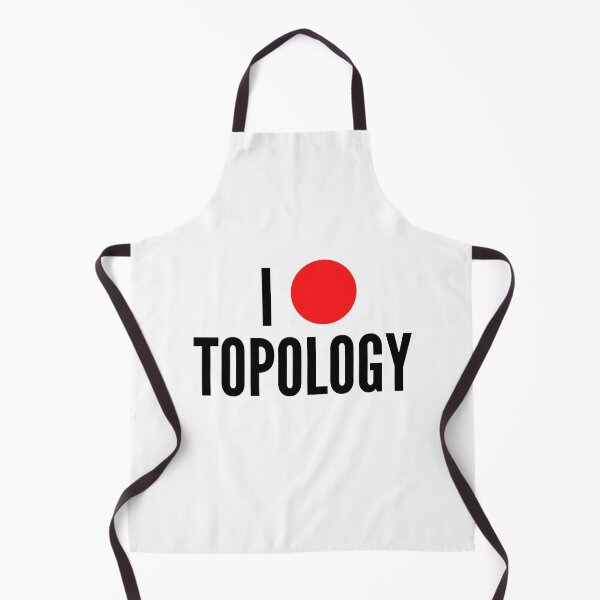 Item preview, I love topology math geek joke - white twoline designed and sold by ArtsySue.