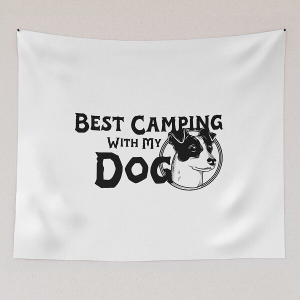 Item preview, Best Camping With My Dog designed and sold by Danielle Shafiki.