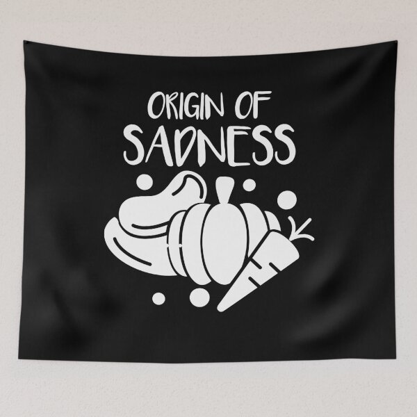 Item preview, El origen de la tristeza - Blanco sobre negro designed and sold by Art-Tease.