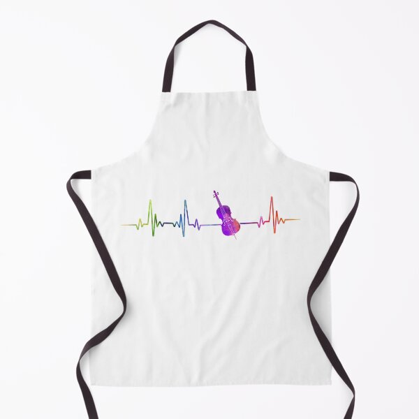 Item preview, cello heartbeat watercolor designed and sold by loves789.