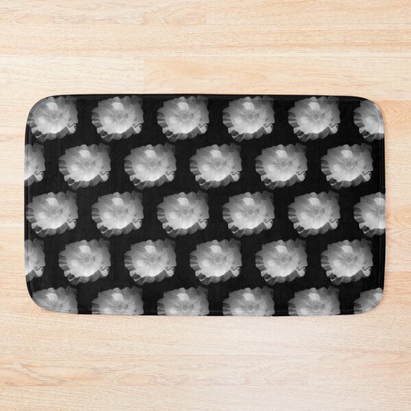 Item preview, black and white frilly poppy effect designed and sold by KABFA Designs.