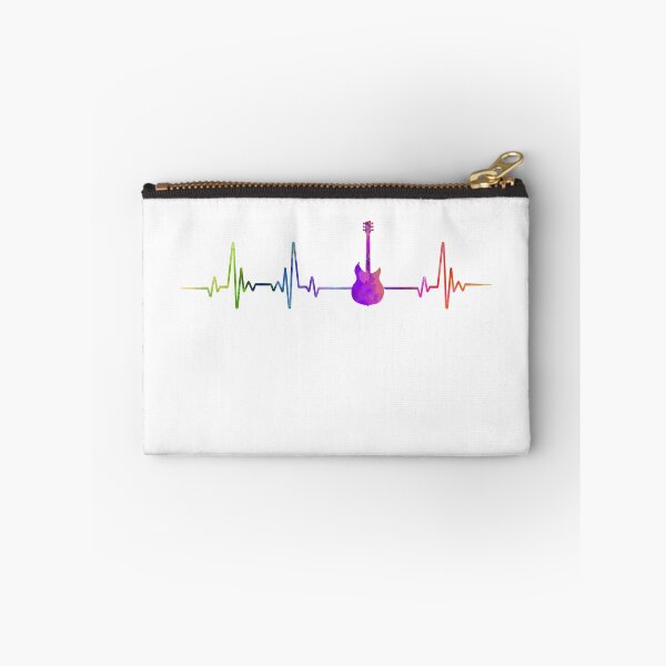 Item preview, Electric Guitar heartbeat watercolor designed and sold by loves789.