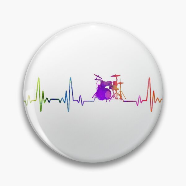 Item preview, Drum heartbeat watercolor designed and sold by loves789.