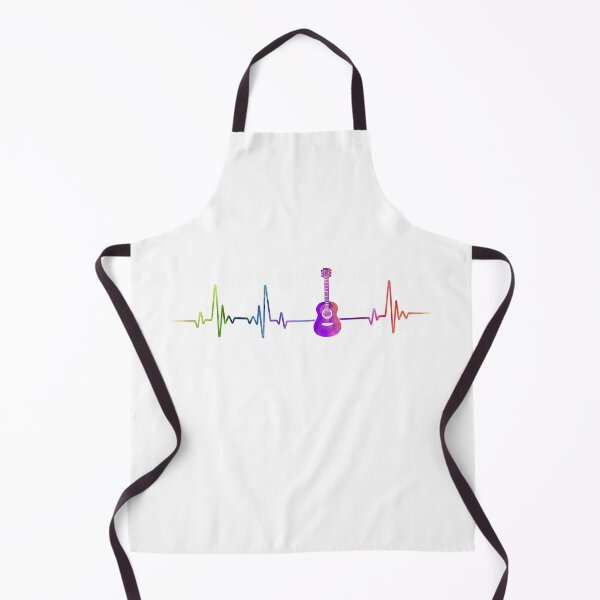 Item preview, Guitar heartbeat watercolor designed and sold by loves789.