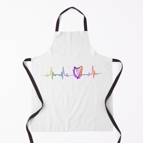 Item preview, Harp heartbeat watercolor designed and sold by loves789.