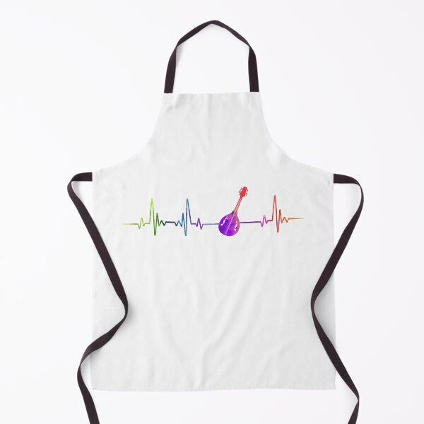 Item preview, Mandolin heartbeat watercolor designed and sold by loves789.