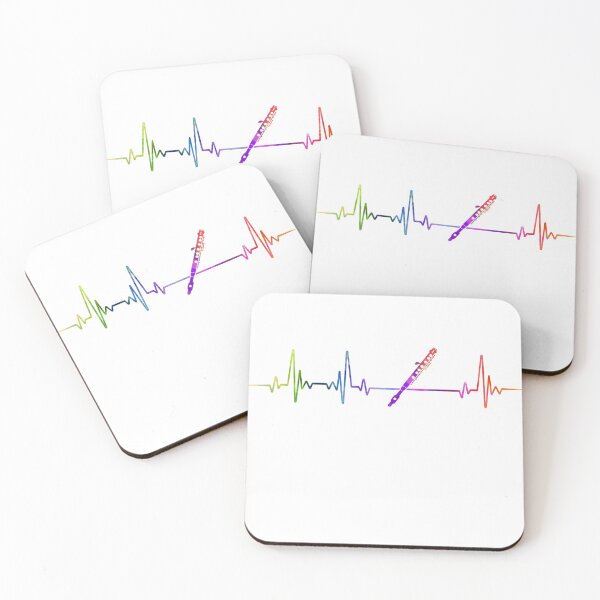 Item preview, Picolo heartbeat watercolor designed and sold by loves789.