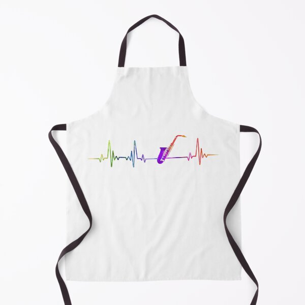 Item preview, Saxophone heartbeat watercolor designed and sold by loves789.