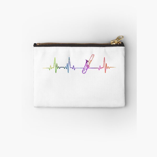 Item preview, Trombone heartbeat watercolor designed and sold by loves789.