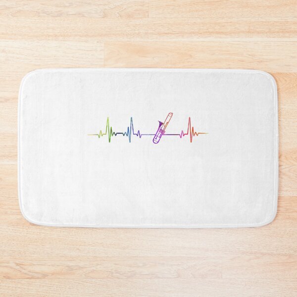 Item preview, Trombone heartbeat watercolor designed and sold by loves789.