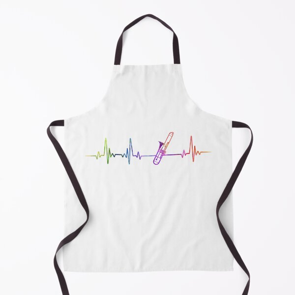 Item preview, Trombone heartbeat watercolor designed and sold by loves789.