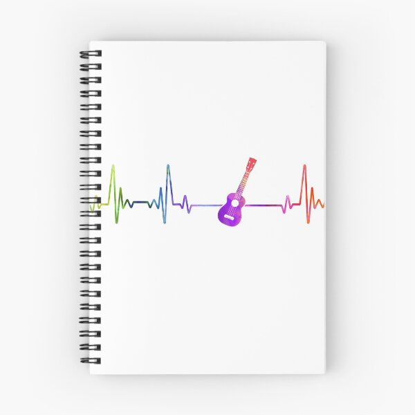 Item preview, Ukulele heartbeat watercolor designed and sold by loves789.