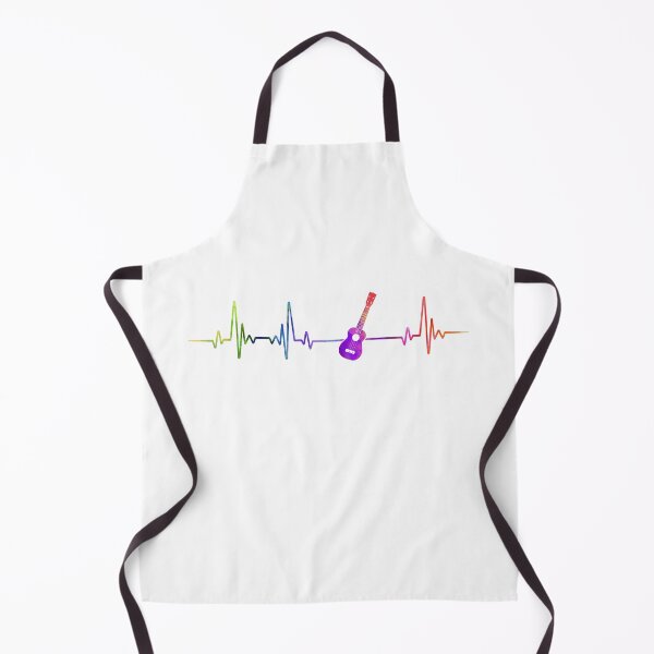 Item preview, Ukulele heartbeat watercolor designed and sold by loves789.