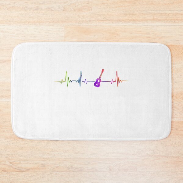 Item preview, Ukulele heartbeat watercolor designed and sold by loves789.
