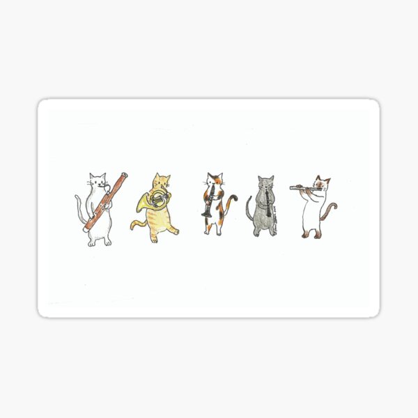 Wind Meowtet I Sticker