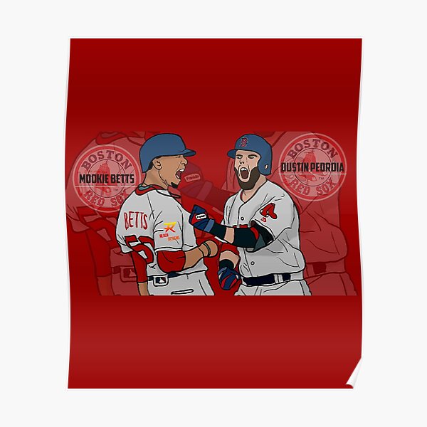 Mookie Betts Sports Posters MLB Famous Player Posters2 Canvas Poster Wall  Art Decor Print Picture Paintings for Living Room Bedroom Decoration