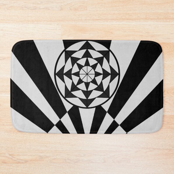 Item preview, Black and White Geometric abstraction designed and sold by geometric01MG.