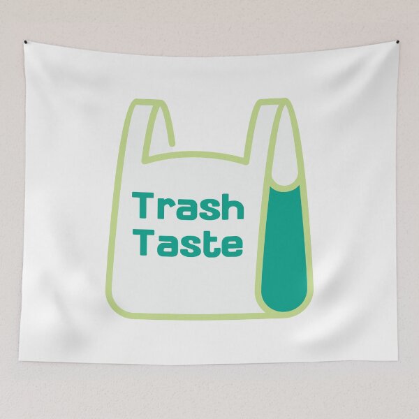 Item preview, TRASH TASTE -  Garbage Bag (green) designed and sold by dkdk-kdk.