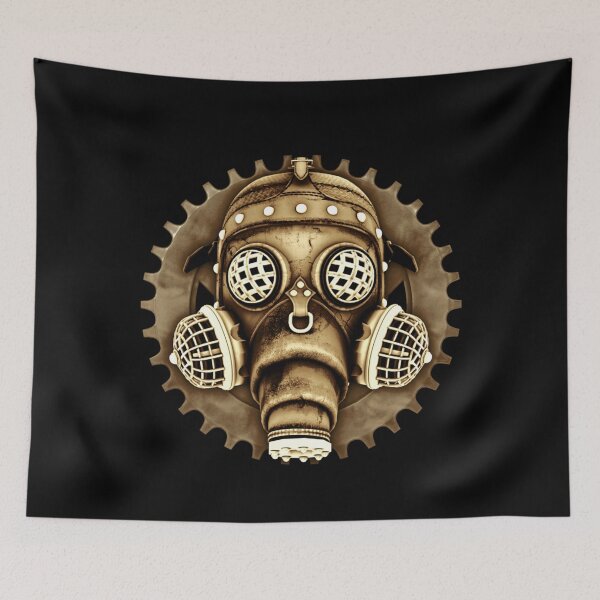 Item preview, Steampunk \/ Cyberpunk Retro Vintage Style Gas Mask Steampunk  designed and sold by EuphemiaShop.