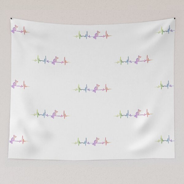 Item preview, Biology teacher heartbeat watercolor designed and sold by loves789.