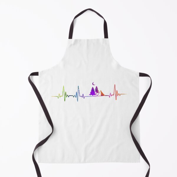 Item preview, camping heartbeat watercolor designed and sold by loves789.