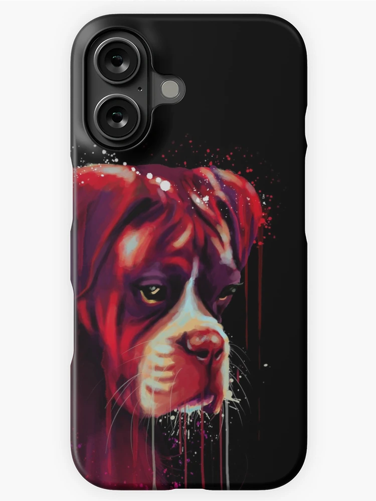 Thumbnail 1 of 4, iPhone Case, Boxer Dog Hand Drawn designed and sold by RMA-Graphics.