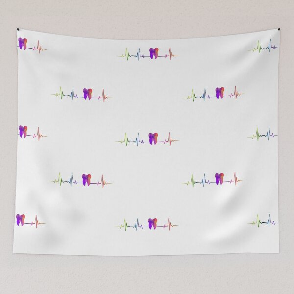 Item preview, Dental heartbeat watercolor, Dental watercolor, Dental heartbeat , dentist designed and sold by loves789.