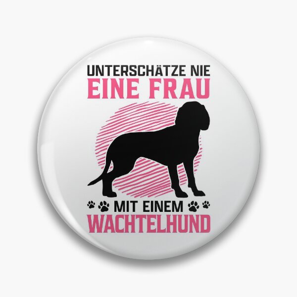 Item preview, Woman with German Wachtelhund hunting dog designed and sold by madgrfx.