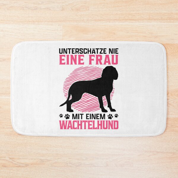 Item preview, Woman with German Wachtelhund hunting dog designed and sold by madgrfx.